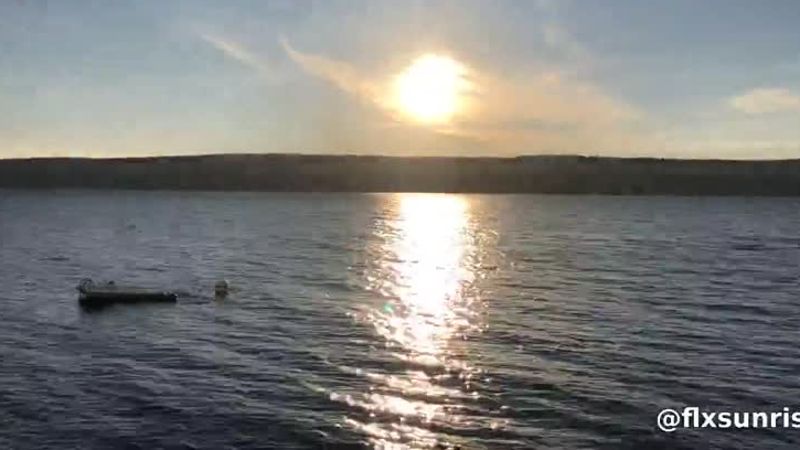 Sunrise timelapse still, Sep 12, 2026