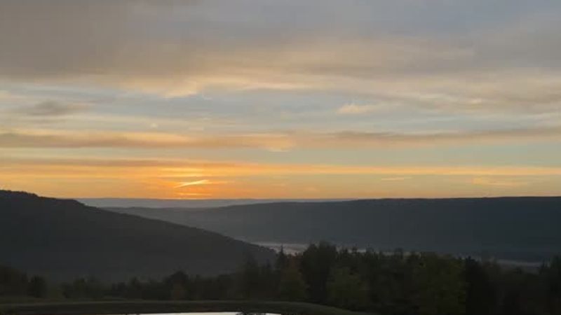 Sunrise timelapse still, Sep 30, 2026